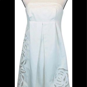 White strapless Lilly Pulitzer dress
